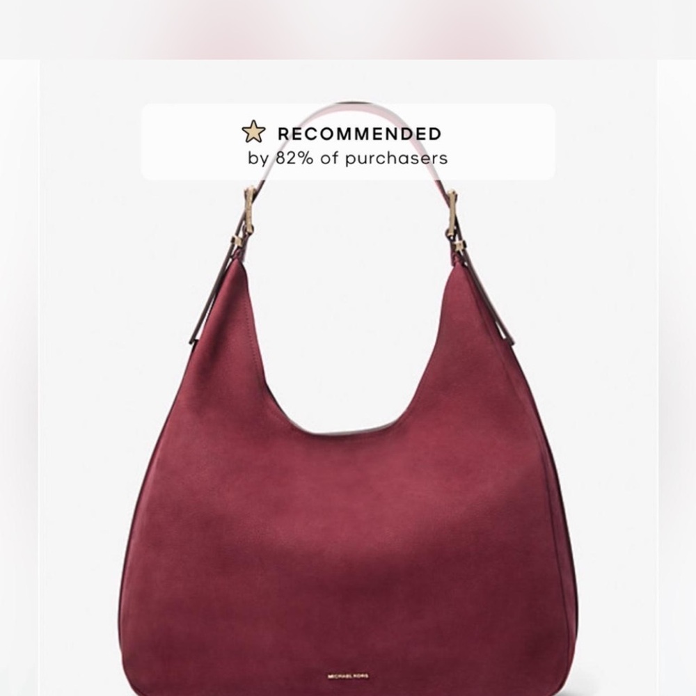 Michael Kors Deep Red Hobo Bag